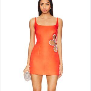SAU LEE Betty Dress in California Orange